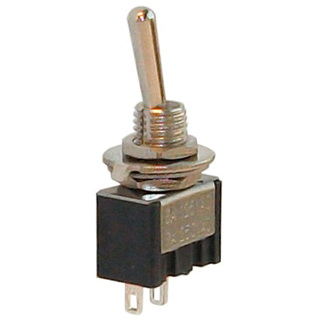 Circuit Test SPST 6A, On-Off Miniature Toggle Switch